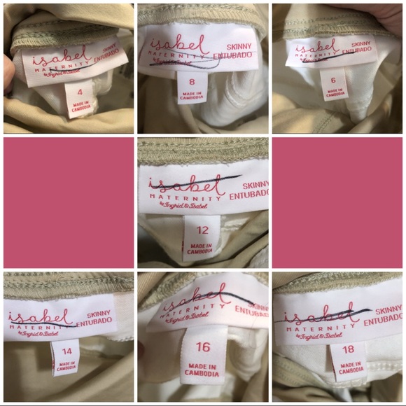 Ingrid & Isabel Maternity White Skinny Full Panel - Picture 3 of 8